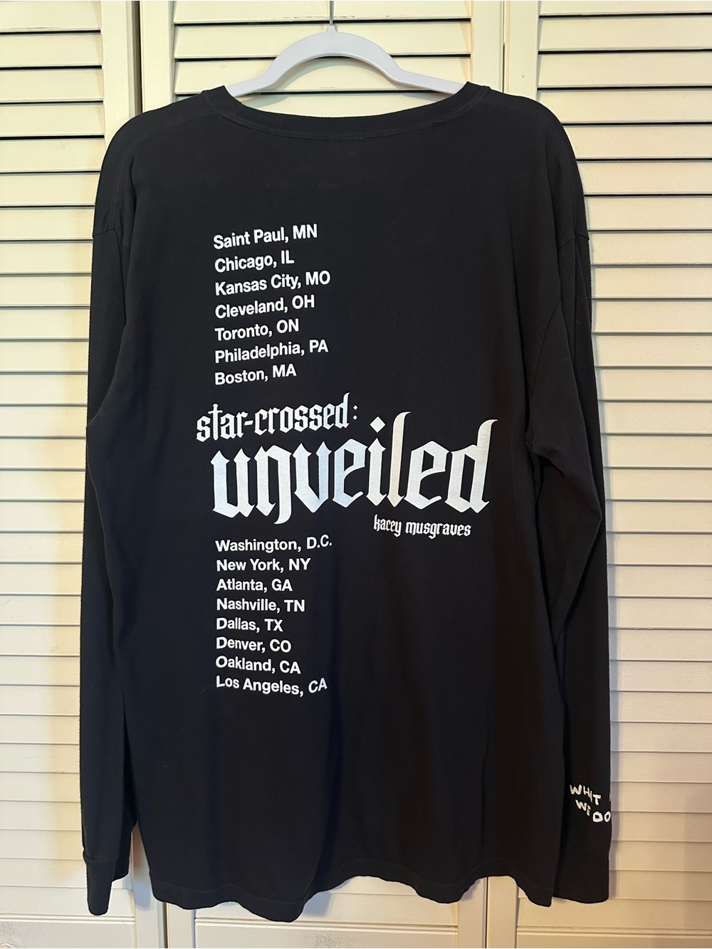 Kacey Musgraves Starcrossed Tour Long Sleeve